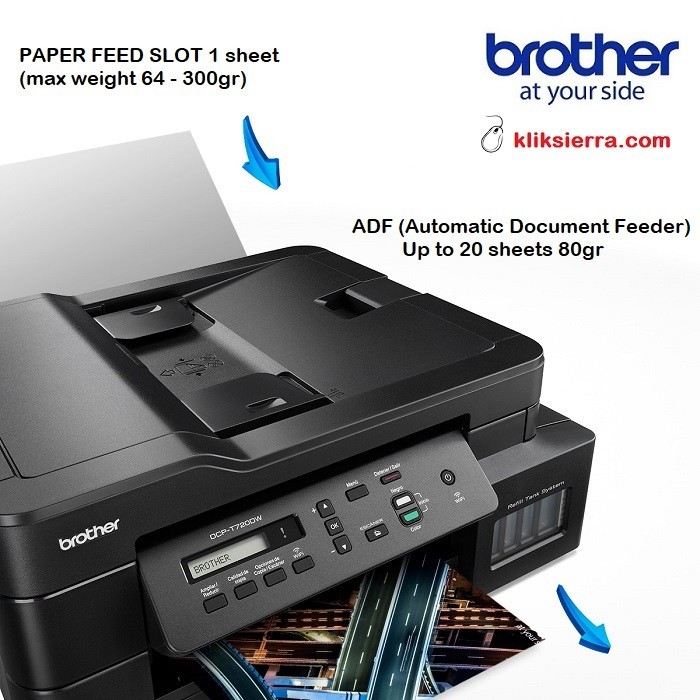 Brother DCP-T720DW Printer Ink Tank Multifunction T720 WiFi Duplex ADF ...