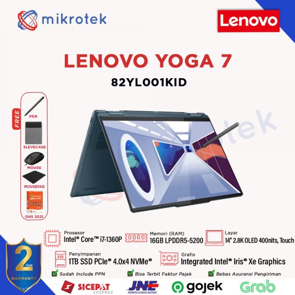 Lenovo Yoga 7 14IRL8 intel Core i7-1360P 16GB 1TB SSD OLED
